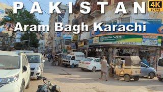 Aram Bagh Walking Tour Karachi, Pakistan | Historic Markets | Full Mooni Vlogs | 4K UHD 60FPS