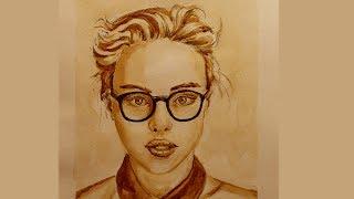 Кофейный портрет - Coffee Painting - Andrew Pugach