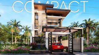 2 Storey House Design | HOME SWEET HOME | 3 BEDROOM COMPACT HOUSE