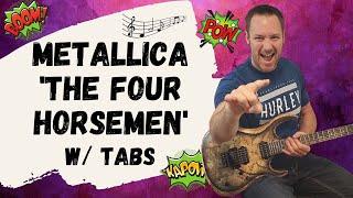 Metallica The Four Horsemen Guitar Lesson + Tutorial