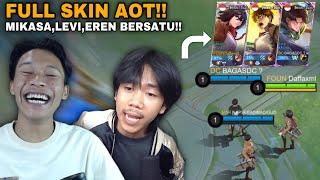 FULL SKIN AOT MIKASA EREN LEVI!! BERSAMA MARKOCOP & BAGAS DC !!