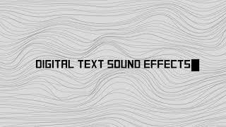 Digital Text Sound Effect 2 | No Copyright