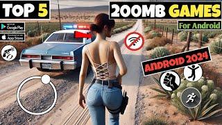 Top 5 Best OFFLINE Android Games Under 200 MB | best mobile games 2024