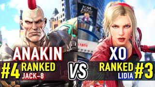 T8  ANAKIN (#4 Ranked Jack-8) vs XO (#3 Ranked Lidia)  Tekken 8 High Level Gameplay