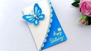 Beautiful Handmade Birthday card//Birthday card idea.