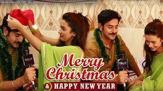 Shivani Surve & Shashank Vyas Wish Merry Christmas & Happy New Year 2017 | Telly Reporter