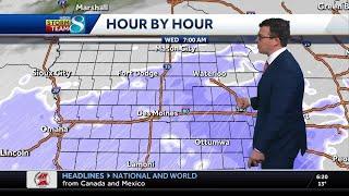 Iowa weather: Snow chances return this week