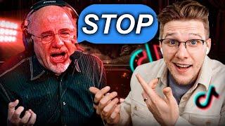 Dave Ramsey Reacts to my “HORRIBLE” Advice?