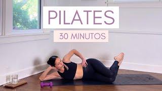 Día 1 - Semana 1 y 3 |  Pilates en Casa - 30 min | Cuerpo Completo con Pesas | Yoga Sculpt 2.0