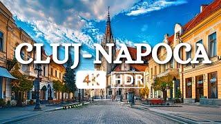 CLUJ - NAPOCA, ROMANIA WALKING TOUR - THE MOST BEAUTIFUL CITY IN EUROPE - TRANSYLVANIA 4K