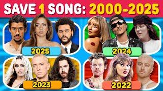 SAVE ONE SONG  2025 - 2000 Edition | Music Challenge