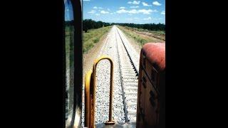 Zimbabwe: Beitbridge Bulawayo Railway under construction - 33 Class cabride