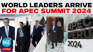 APEC Summit 2024 LIVE: World Leaders Arrive in Lima | Biden | Xi Jinping | USA | China | Peru