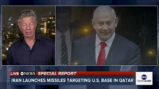 Iran has fired missiles at U.S. military base in Qatar; Qatar intercepts missiles