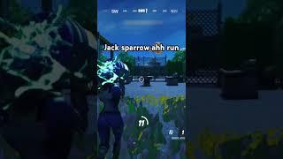 Jack sparrow ahhh run #music #art #fortnite #fortnitevids
