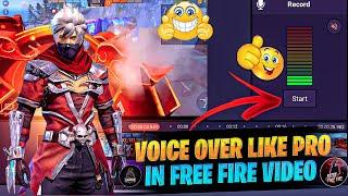 VOICE OVER MISTAKE ️ HOW TO VOICE OVER ON GAMING VIDEO  VOICE OVER KASE KARE FREE FIRE VIDEO PAR