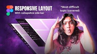 How to make Collapsible Sidebar responsive layout animation in Figma | This Will Blow Your Mind!