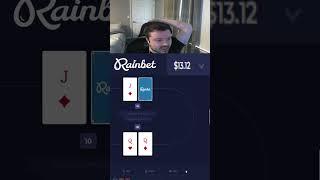 BEYOND LUCKY $40,000 #shorts #casino #Blackjack #rainbet #fyp #ad