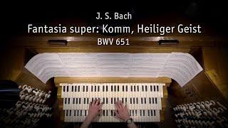 Bach: Komm, Heiliger Geist (BWV 651) | John Challenger, Salisbury Cathedral