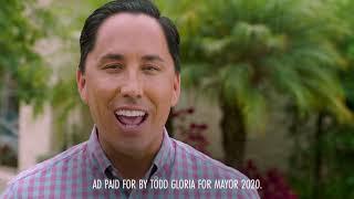 "Again" -- Todd Gloria for San Diego Mayor