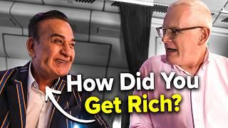 Asking First Class Passengers How They Got Rich