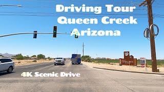 Driving in Queen Creek Arizona- Scenic Tour of Queen Creek Neighborhoods Real Time