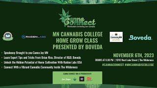 Boveda's Drying & Curing 101 Class Presented by Canna Connect MN & Minnesota Cannabis College