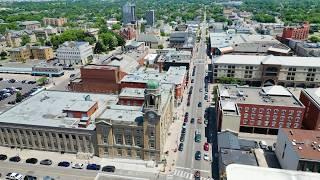 BRANTFORD Ontario Canada - Drone View 4K