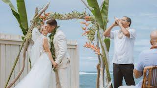 Hawaii Wedding Video Highlights (Amazing Backyard Elopement in Oahu, HI!!)