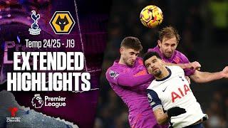 Tottenham vs. Wolverhampton | Highlights Premier League | Jornada 19 | Telemundo Deportes