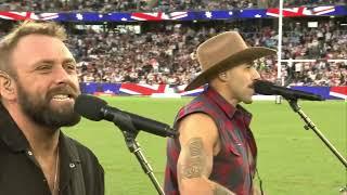 I Am Australian - The Wolfe Brothers ANZAC Day 2024 Roosters Vs Dragons NRL halftime performance.