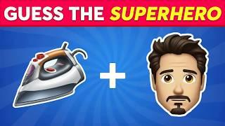 Guess the Superhero by Emoji! ‍️ Marvel & DC Superheroes Quiz