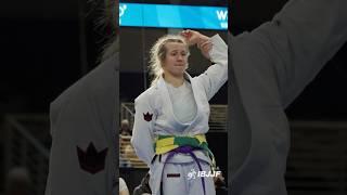 Nikolett Kis advances to the lightweight final! #ibjjf #bjj #jiujitsu