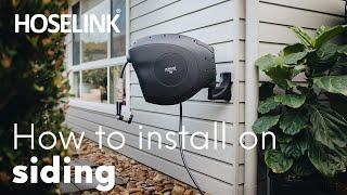 Hoselink USA - How to Install Our Retractable Garden Hose Reel on to Siding