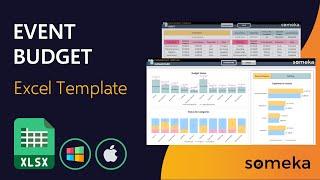 Event Budget Excel Template | Organization Planner Spreadsheet