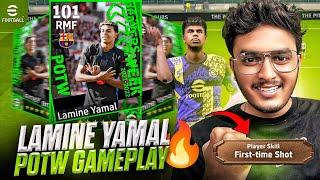 NEW LAMINE YAMAL 100  POTW Pack Opening &  Crazy Gameplay Review #efootball