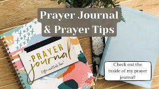 Prayer journal and tips! Flip through of my prayer journal | Coffee and Bible Time prayer journal ￼￼