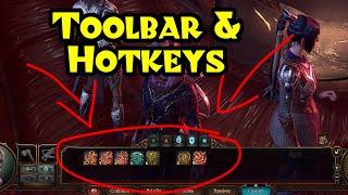 BG3 Quick Tip: Toolbar Customization & Hotkeys