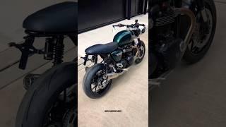 Speed Twin 1200 Custom Triumph Build #bike #exhaustsound #shorts