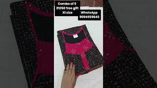 Pure cotton nighties  Diwali offer  #wow #new #shorts