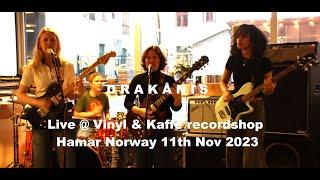 DRAKÅNIS Live @ Vinyl & Kaffe recordshop Hamar Norway 11th Nov 2023