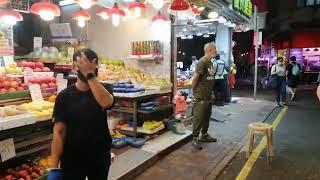 香港鵝頸街市街短好快行完燒味飯尚算便宜三十元左右