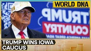 World DNA LIVE | Trump wins IOWA leadoff voting contest | US Presidential Election 2024 | WION