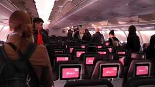 AIR BERLIN A330 INFLIGHT EXPERIENCE - to Abu Dhabi for one day!