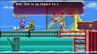 Milla and fishies | Freedom planet Shang mu architect cutscene