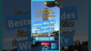 BESTER WITZ DES TAGES! Kommt eine Gehirnzelle in den Kopf eines Mannes. #witze  #comedy  #reels