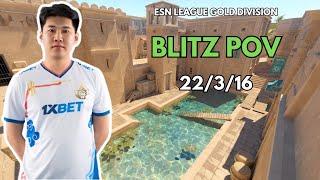 bLitz POV CS2 ESN LEAGUE GOLD DIVISION (22/3/16) September 30th 2024