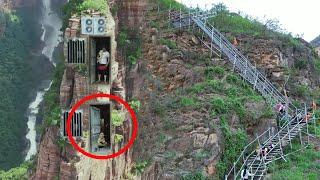 Amazing village on a steep cliff | The most thrilling way home | Tough rural life