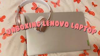 Unboxing Lenovo Ideapad 1||Aesthetic||My first video
