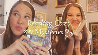 Cozy Mystery Reading Vlog ️ Shakespeare inspired cozies?? + new bookstore shopping 